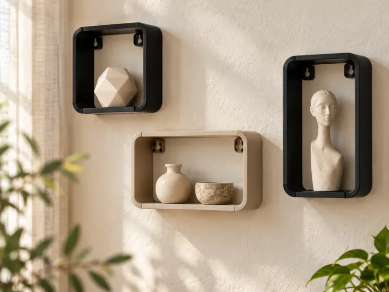 EDIXON FrameShelf | Modulares Wand- & Tischregal-Set