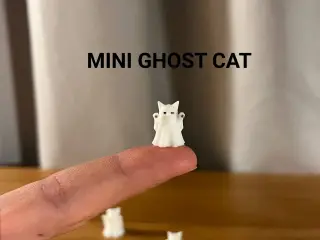 Mini Ghost Cat