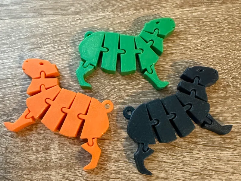 Flexi Capybara Keychain
