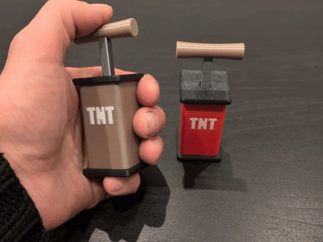 Vintage TNT-Detonator Fidget-Spielzeug