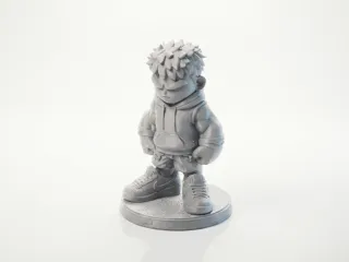 Street Hulk Figurine Urban Style Collectible 3D Printable