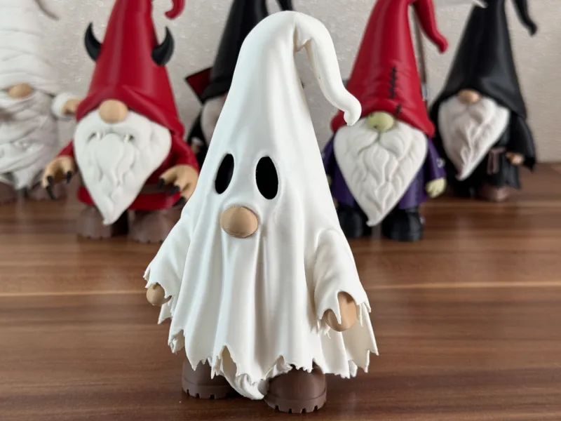 Halloween Gnome, cute spooky ghost