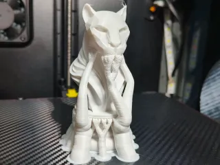 Elegant panther bust