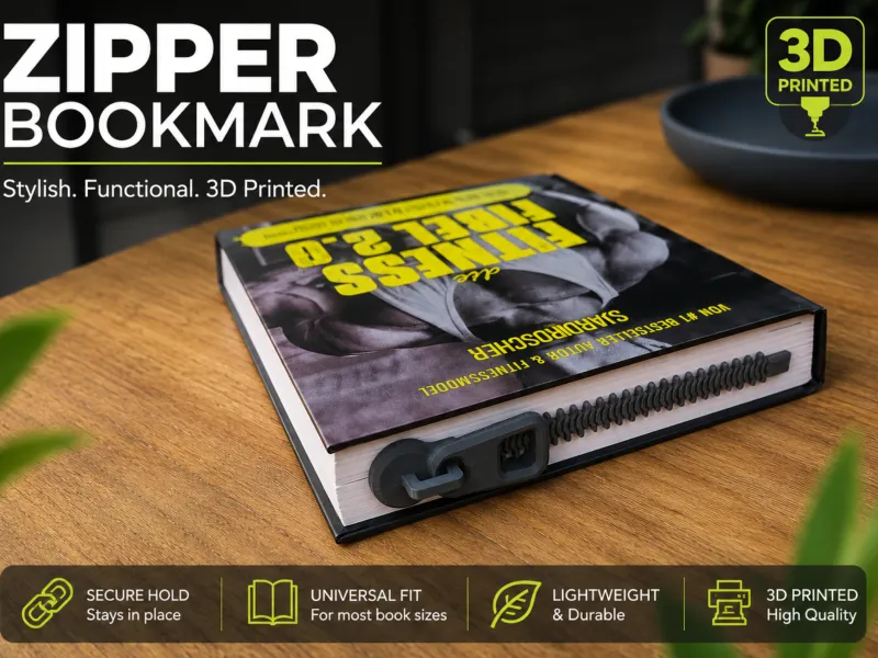 Zipper Bookmark