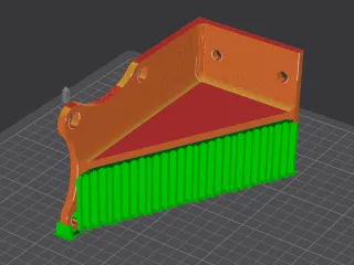 20" x 4.5" Big Blue Filters Wall Support