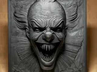 Evil Clown Wall Decor