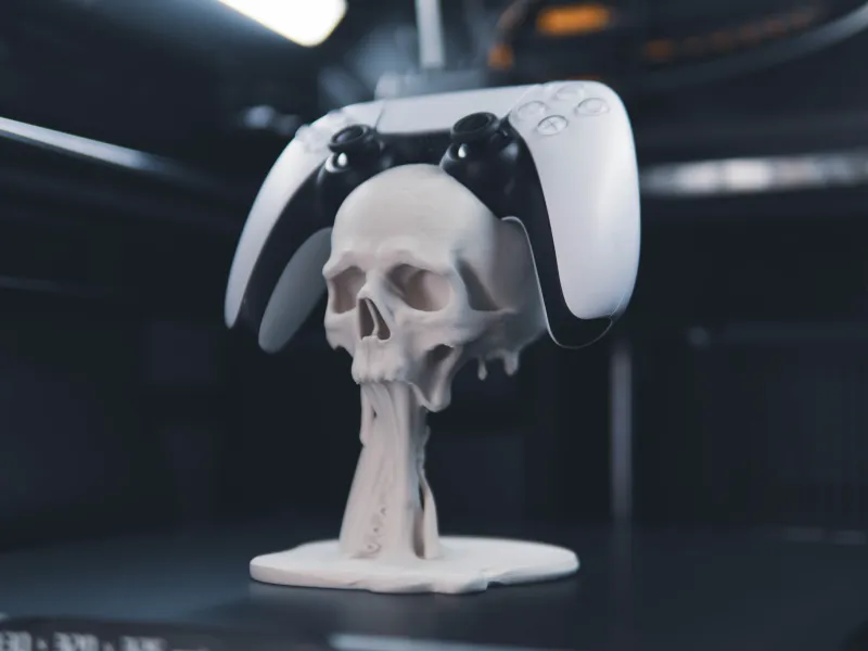 Skull & Tentacle Floating PS5 Controller Holder