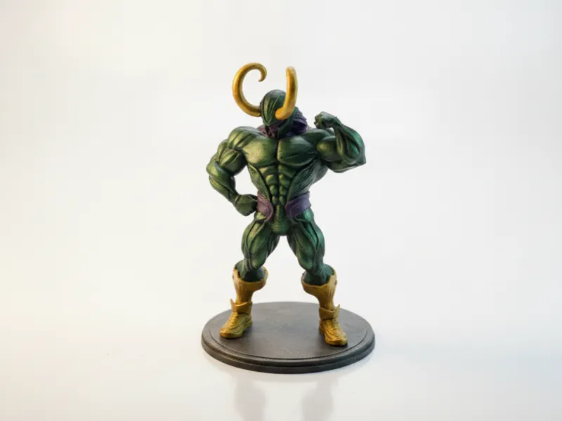 Buff Loki Figurine Marvel Character 3D Printable