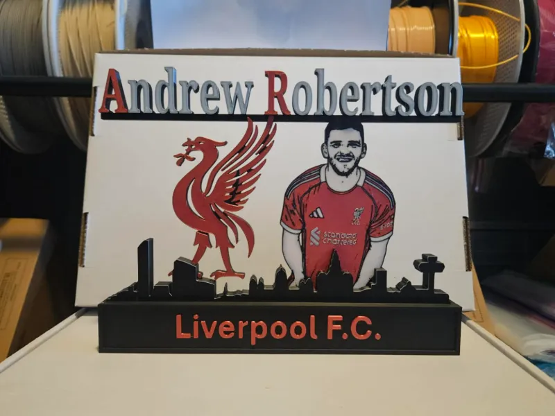 Premier Lig - Liverpool FC Andrew Robertson vitrin