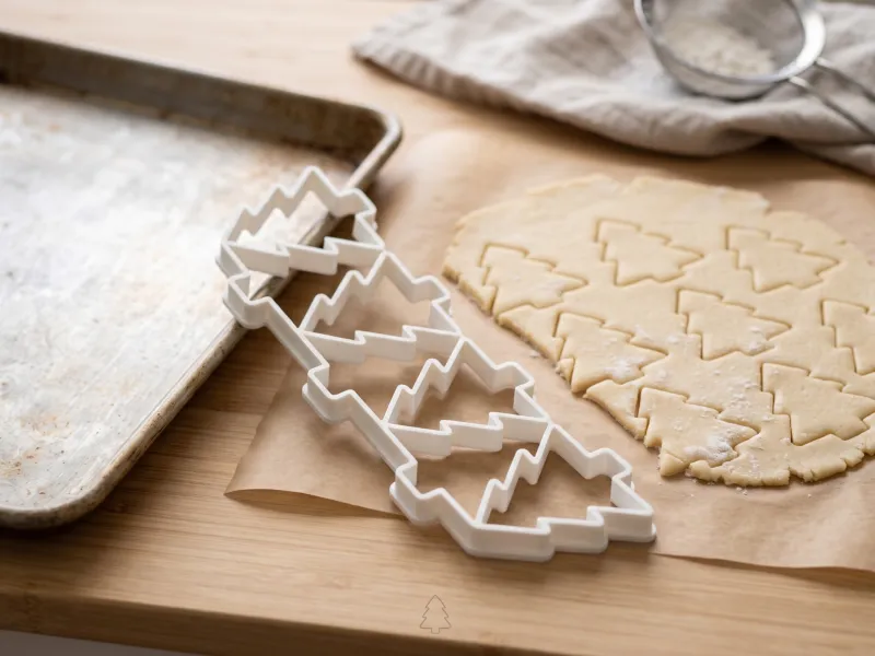 christmas cookie cutter tree