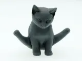 Zen Cat Statue-0