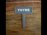 Thyme Garden Marker | 3D Print 3MF | No Supports-0