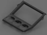 BMW Z3 Double DIN Retrofit - Upper Trim Piece-0
