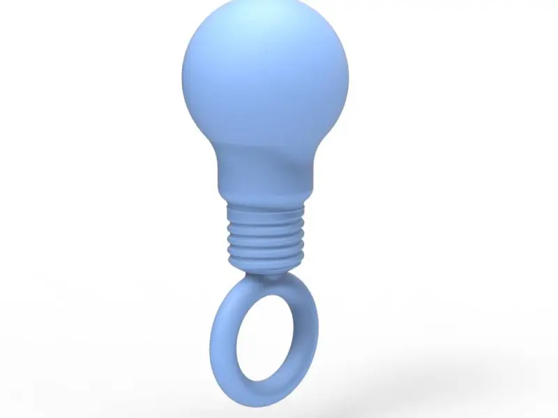 Lightbulb anal plug