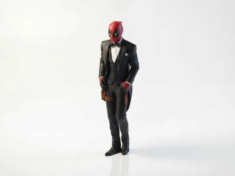 Dapper Deadpool Figurine Marvel 3D Printable