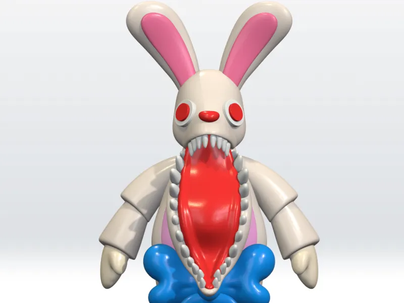99 nights in the forest Easter Bunny 3D Model STL 3mf