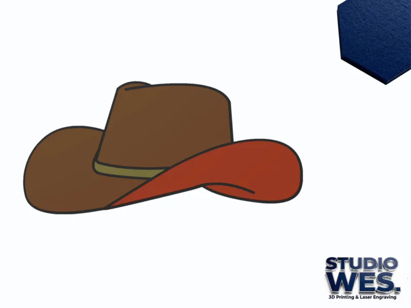 Cowboy Hat - Wall Art v2