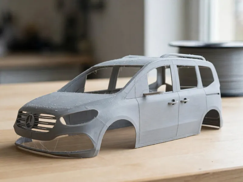 梅赛德斯-奔驰T级紧凑型MPV车身 – 可3D打印