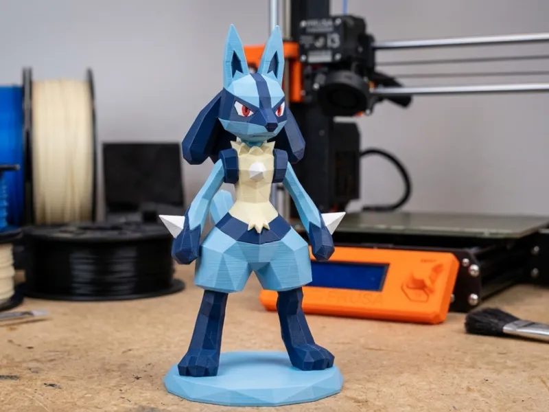 Lucario Low Poly