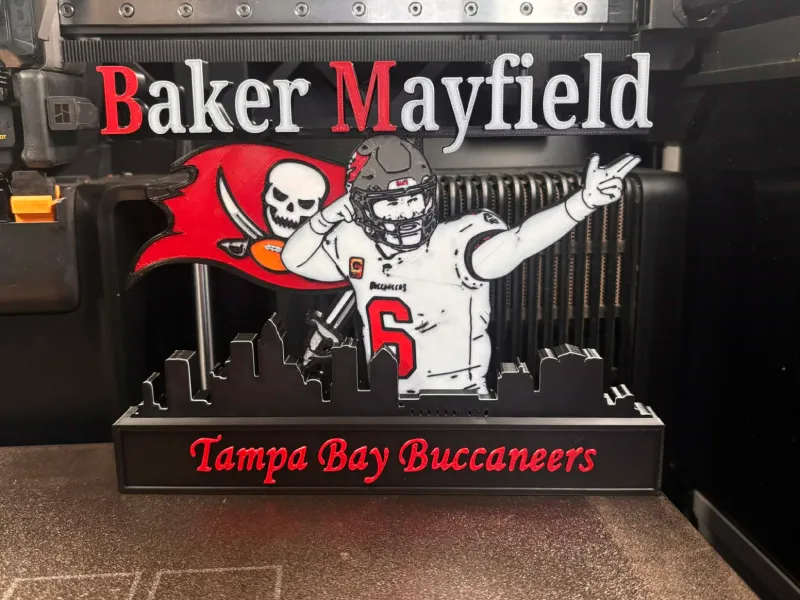 NFL - Tampa bay Buccaneers Baker Mayfield display