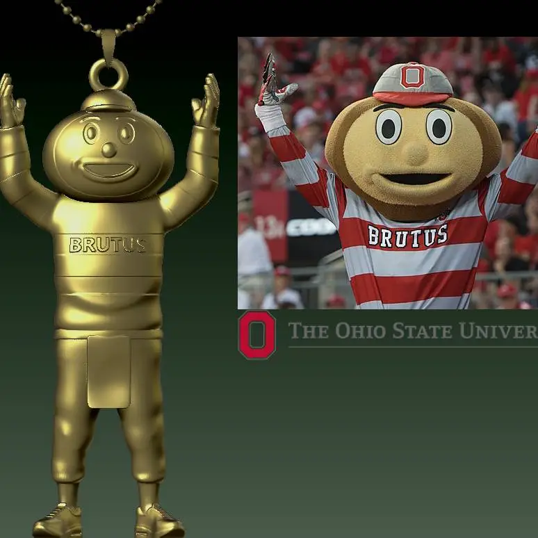 Necklaces OHIO STATE UNIVERSITY - Hanging Figurine