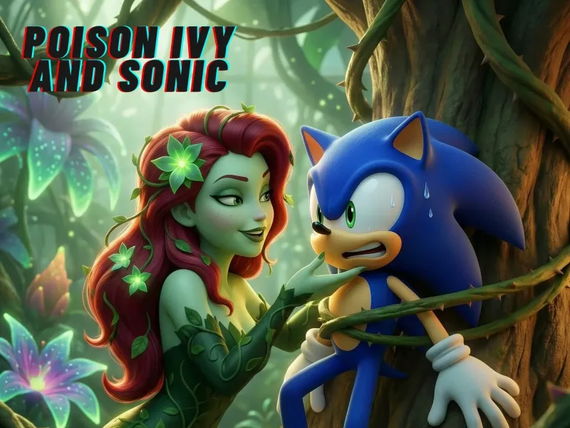 poison ivy and sonic 3d model