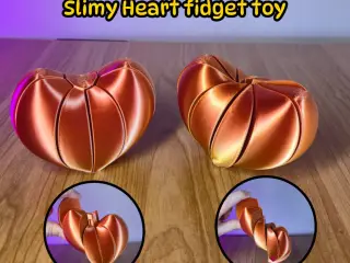 Heart Fidget toy – Gravity-Driven Sliding Fidget Toy (2 vers