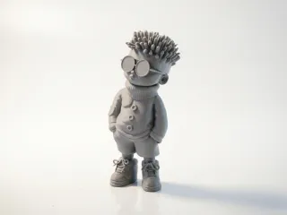 Cool Kid Character Figurine Miscellaneous 3D Printable