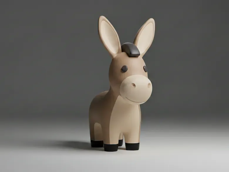 cute donkey