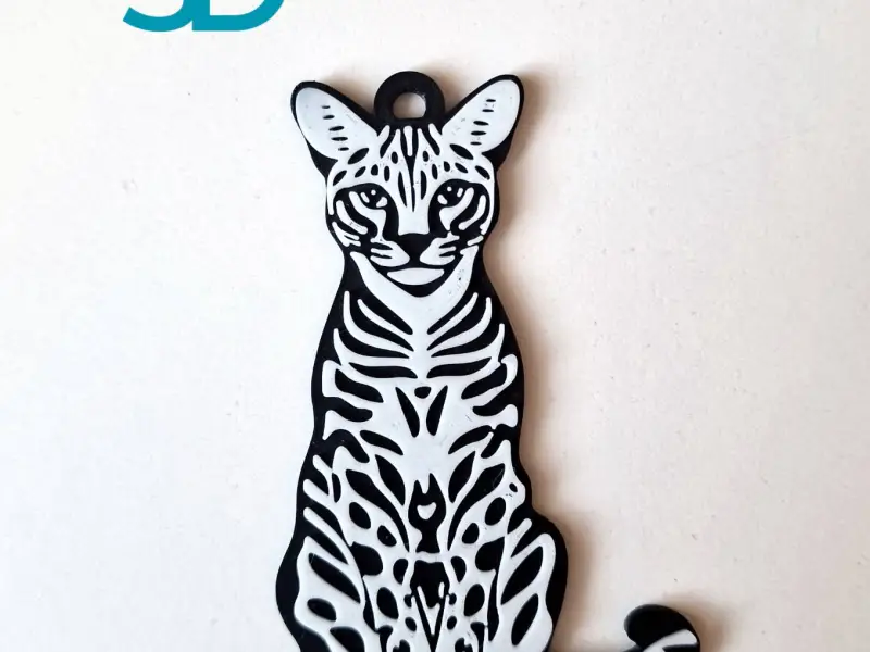 Portachiavi + magnete Ocelot