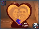 ❤️ Heart-Shaped Lithophane Light Frame-0