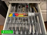 Gridfinity Silverware Drawer Organizer-0
