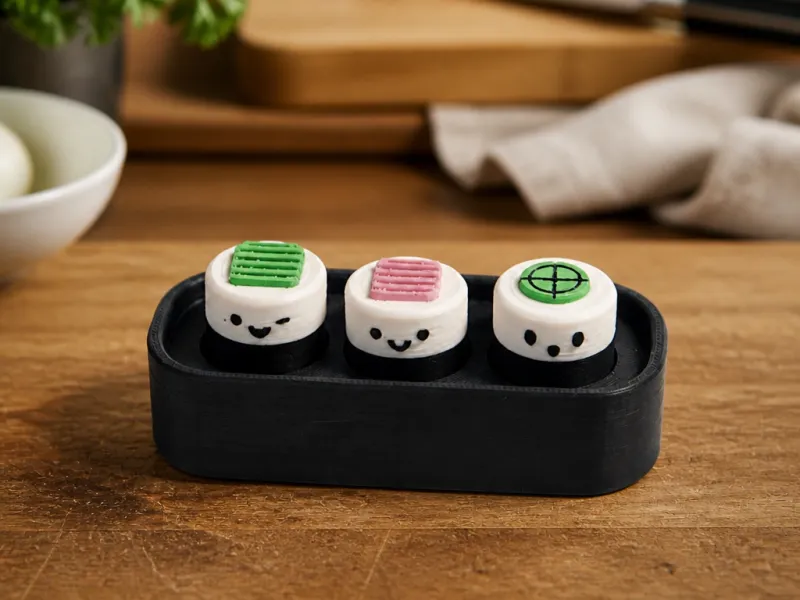 Kawaii Sushi Clicker Cute Fidget Toy Set