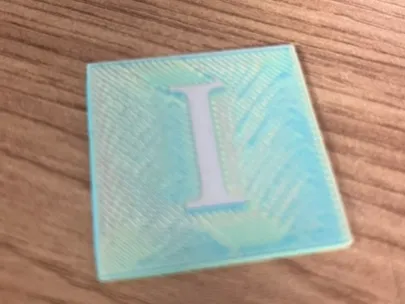 Sous-verre Monogramme (Carré)-I