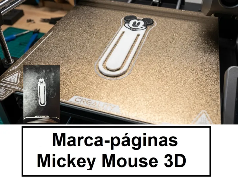 Mickey Mouse 3D Bookmark
