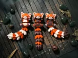 Fluffy Tail Cute Flexi Baby Red Panda - Toy/ Keychain/Magnet-0