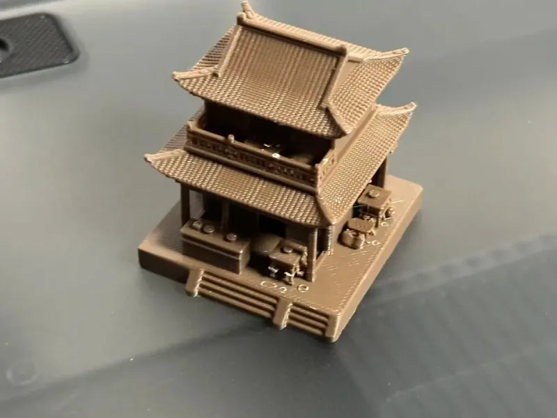 古代茶肆 建筑教学手办摆件
