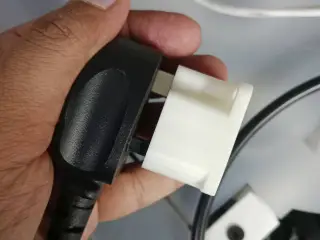 Type G Plug (UK - United Kingdom) Holder with M5 screw.