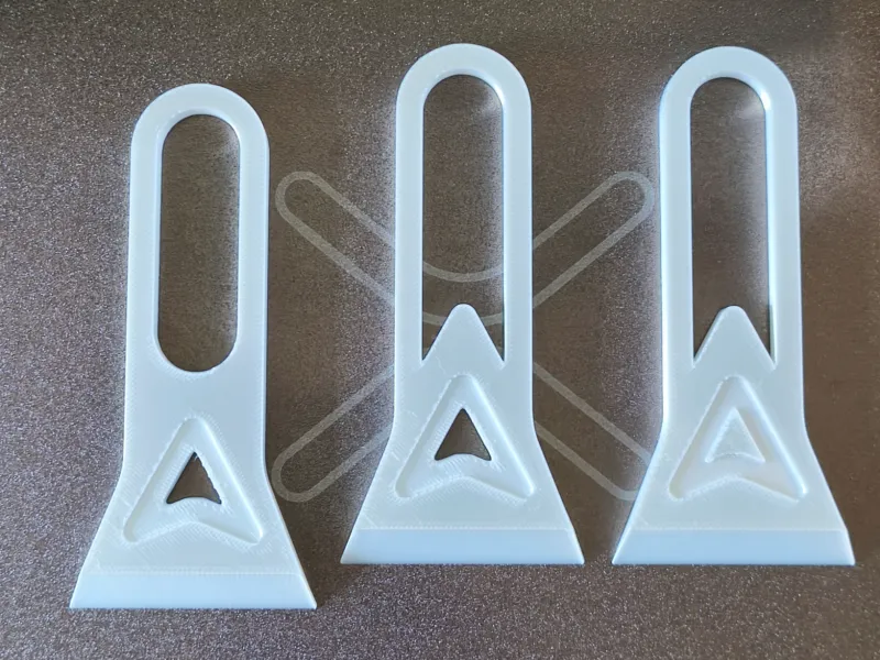 Set di raschietti per piatto Creality Print – Utensile pratico stampato in 3D