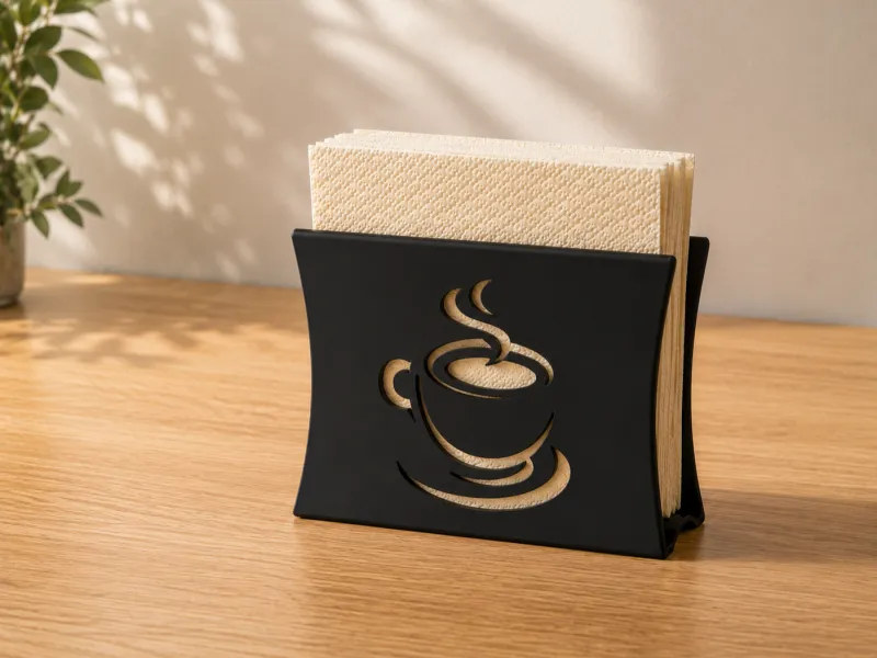 Napkin Holder Cafe Vibes