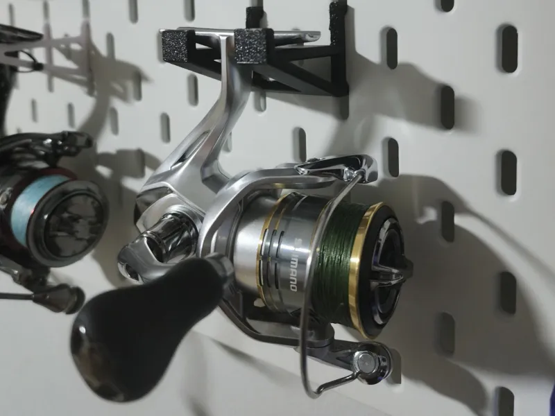 IKEA Skadis Fishing Reel Holder