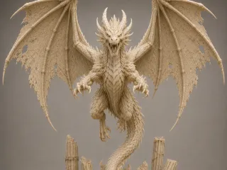Dragão no ar