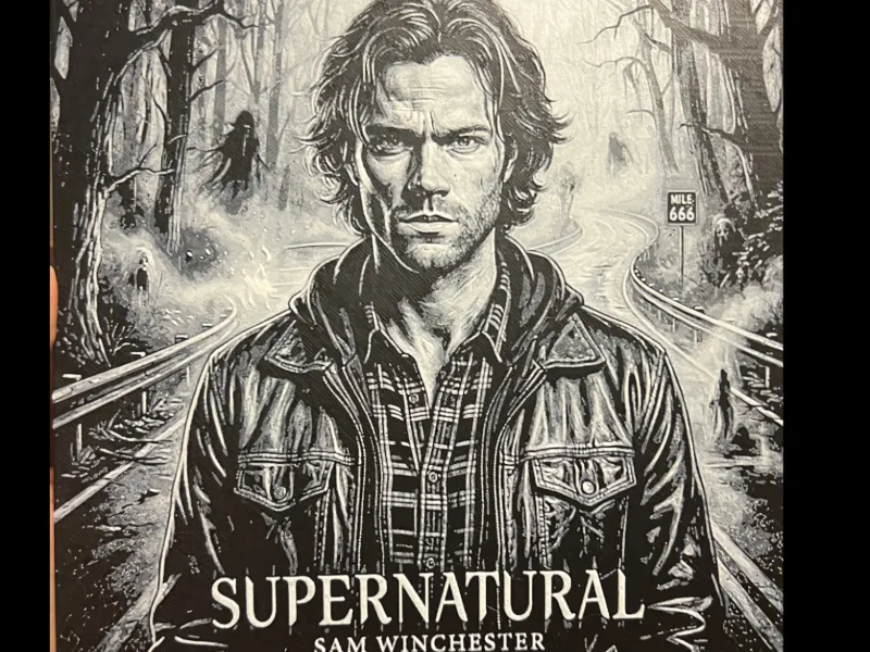 Sam Supernatural BW v2 Hueforge 200x200