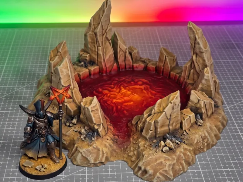 Hells Lake - Terreno de Wargame Grimdark