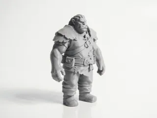 Ogre Figurine Fantasy Mythology 3D Printable