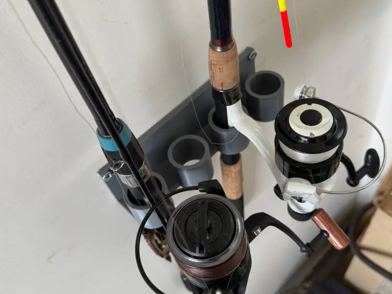 Fishing Rod holder mount wall uchwyt na wędki wędka