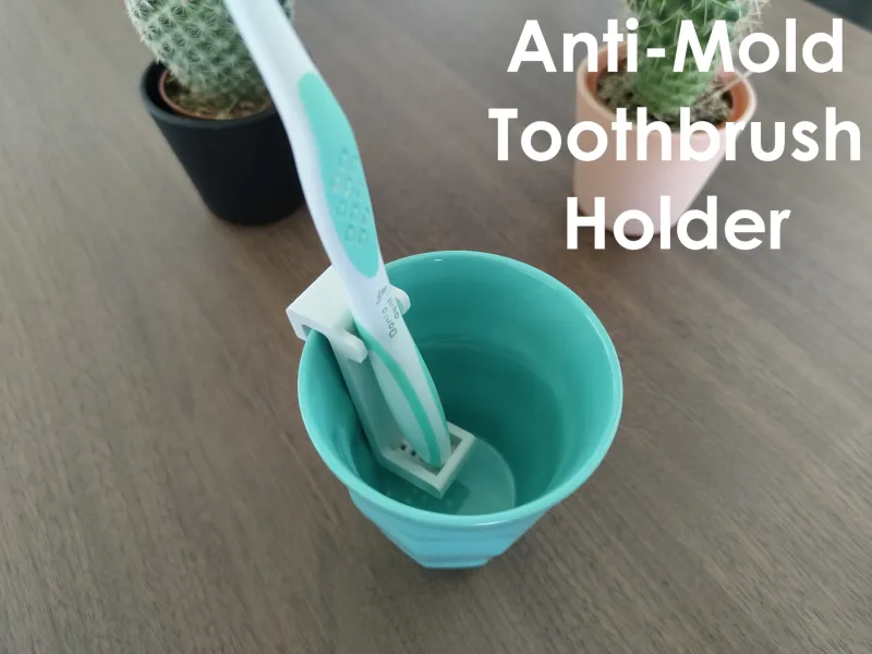 Soporte Antimoho para Cepillos de Dientes
