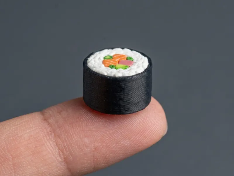 sushi roll 3d model