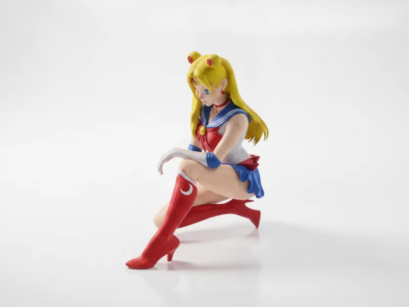 Elegant Female Figurine Sitting Pose 3D Printable