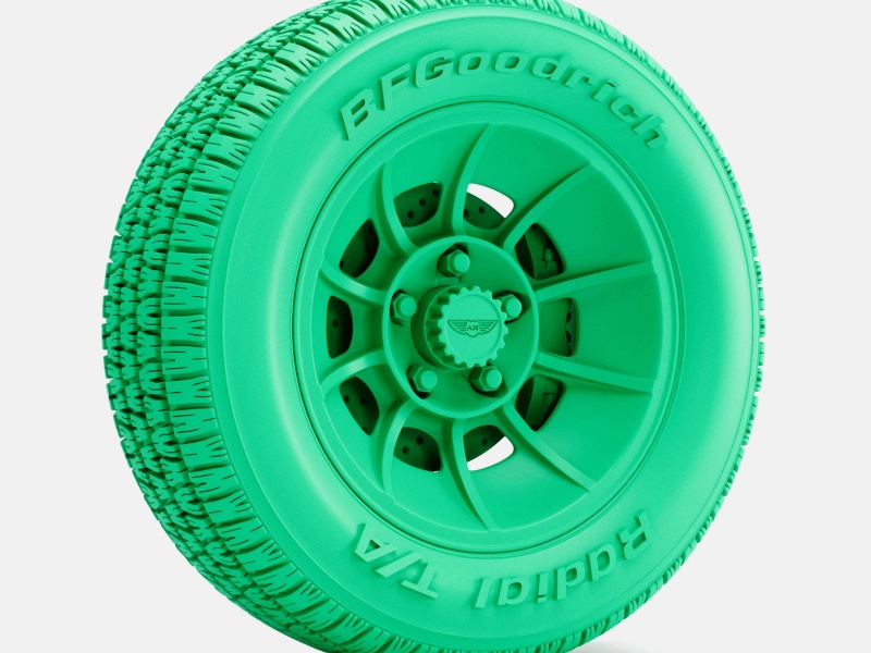 Roue Vector 15x7, Pneu radial BFGoodrich